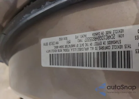 2017 Chrysler Pacifica Touring z USA, uszkodzony, nr VIN 2C4RC1DG6HR655227